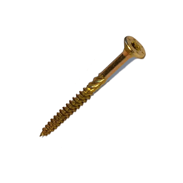 Саморез конструкционный Daxmer 8,0х240 (50 шт) Torx, желтый цинк — Grandline