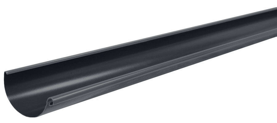 Желоб полукруглый 150 мм 3 м Мatt RAL 7024 — Grandline