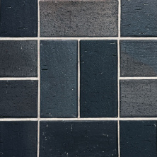 Брусчатка Roben SCHWABING (schwarz-buntgeflammt gefast) 200x100x40 — Клинкерная