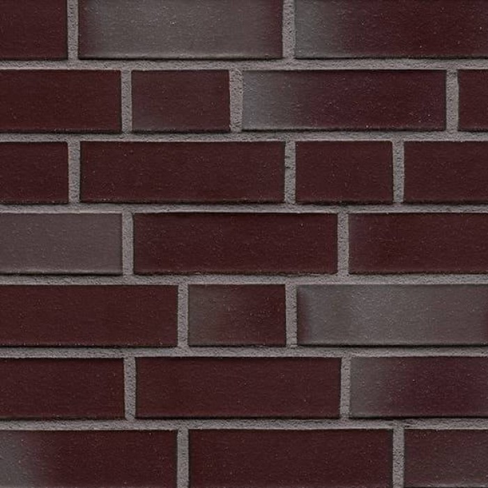 Клинкерный кирпич АВС Dessau bordeaux-blau glatt, NF — 240х115х71