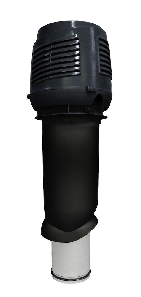 Приточный вентиляционный элемент 160/ER/700 Vilpe INTAKE черный — Grandline