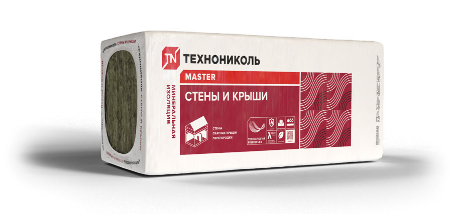 Утеплитель стены и крыши (ТН СВ 34) 1000х610х100 (4 шт/пач; 2,44м2; 0,244м3; 44пач/пал) — Grandline