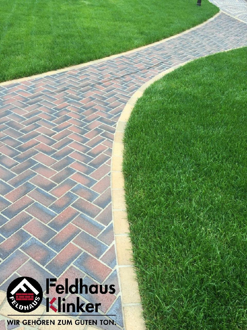 Клинкерная брусчатка Feldhaus Klinker gala nero P408KDF* 200x100x52 — Клинкерная
