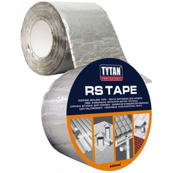 Лента битумная для кровли TYTAN PROFESSIONAL RS TAPE 10смх10м зеленый мох (87281) — Grandline