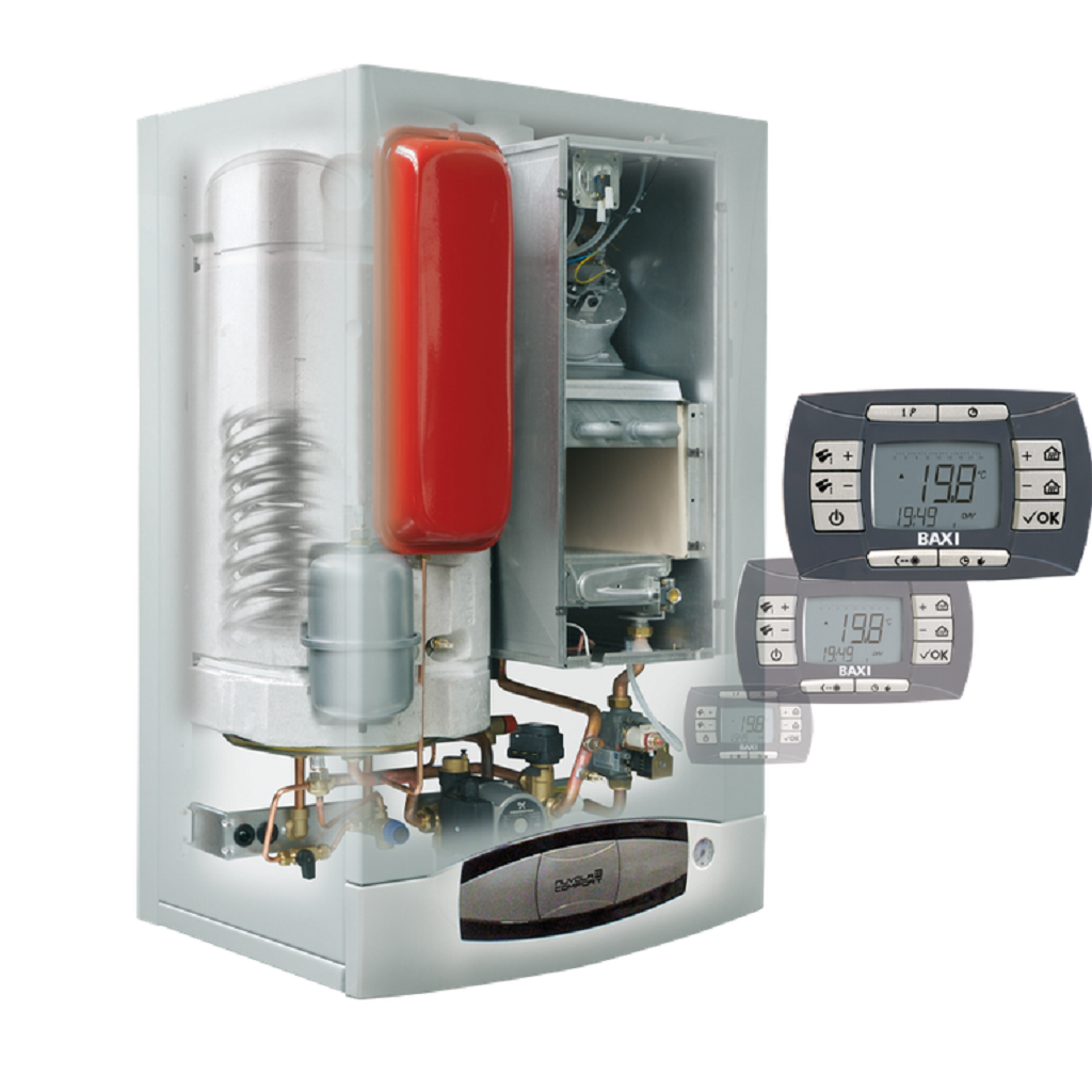 Газовый настенный котел Baxi LUNA 3 comfort 240 i двухконтурный атмосферный — Газовые котлы