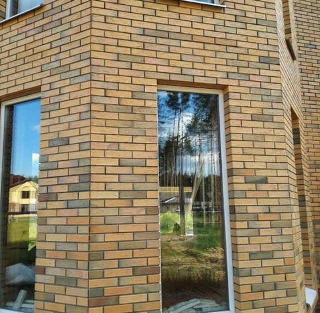 Кирпич лицевой керамический ЛСР Пшеничный гладкий флэш, 1НФ — Кирпич