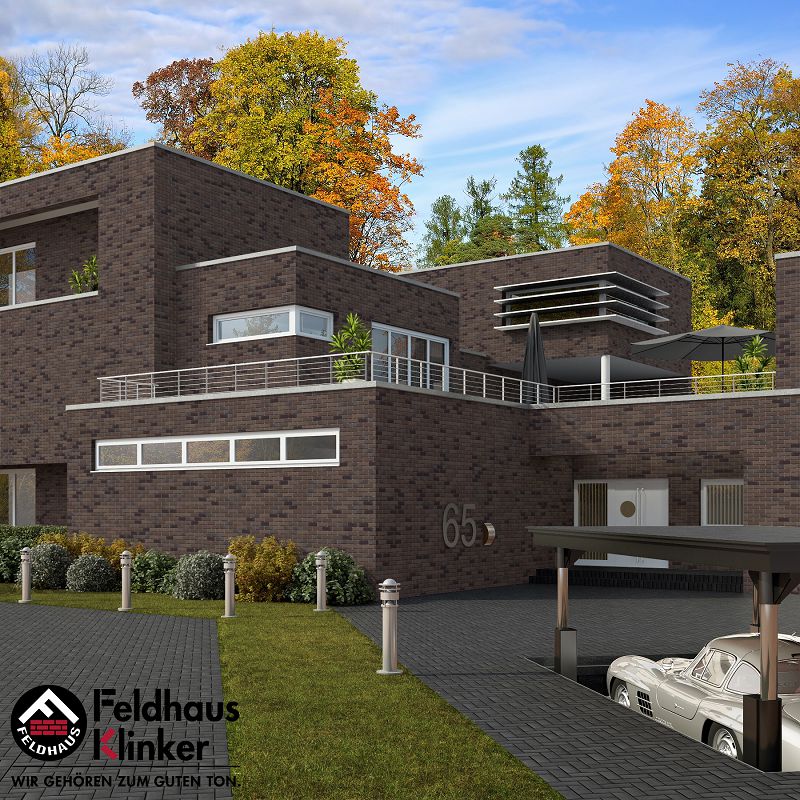 Клинкерный кирпич Feldhaus Klinker K520NF geo maris — 240х115х71