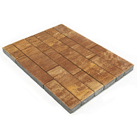 Тротуарная плитка BRAER Домино, Color Mix Каньон (480х120х60) — Braer