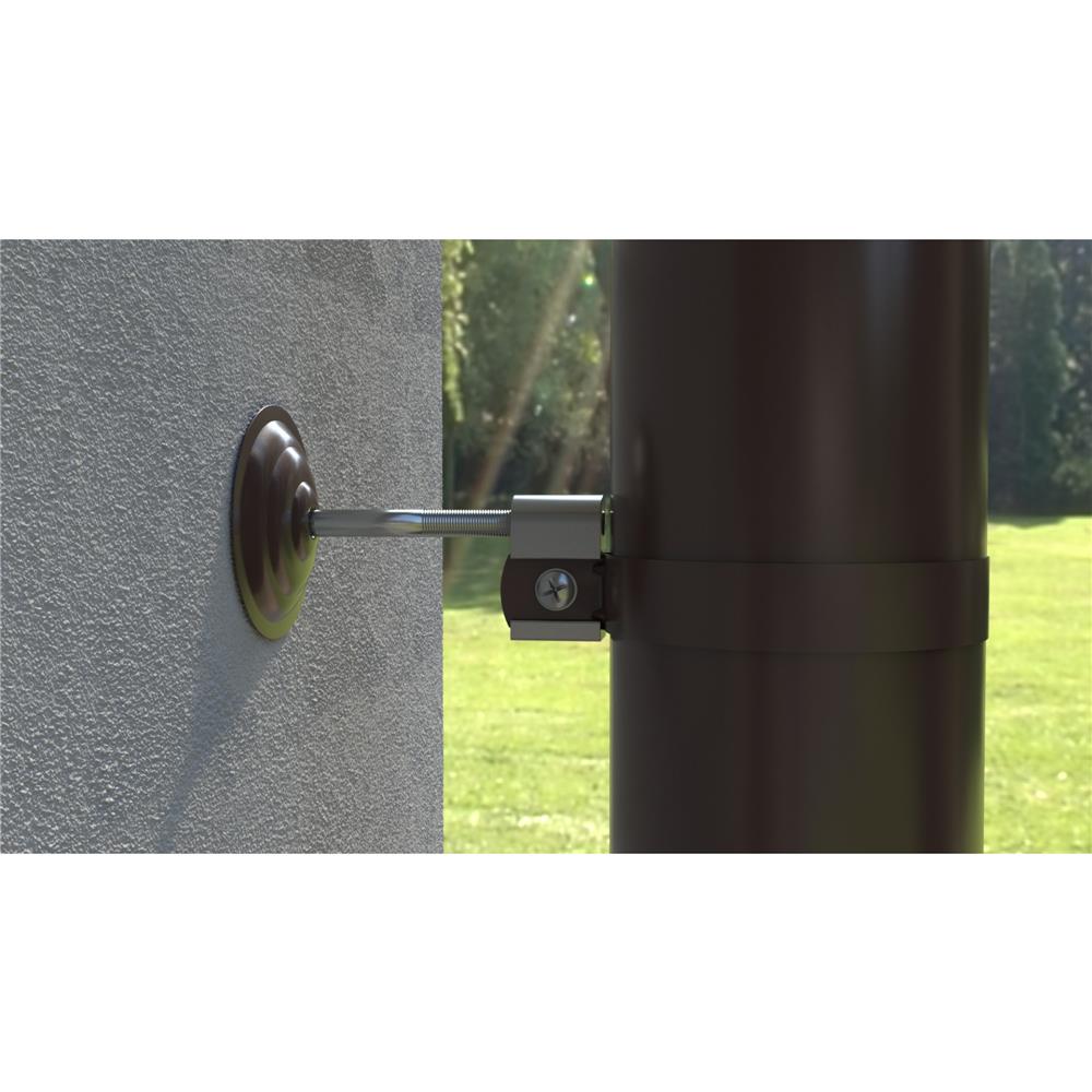 ТН МВС 125/90 мм, декоративная накладка для хомута, коричневый, упаковка — Технониколь