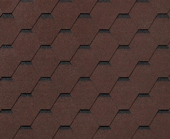 RoofShield черепица Фемили Лайт Стандарт (3м2) Коричневый с оттенением — Grandline