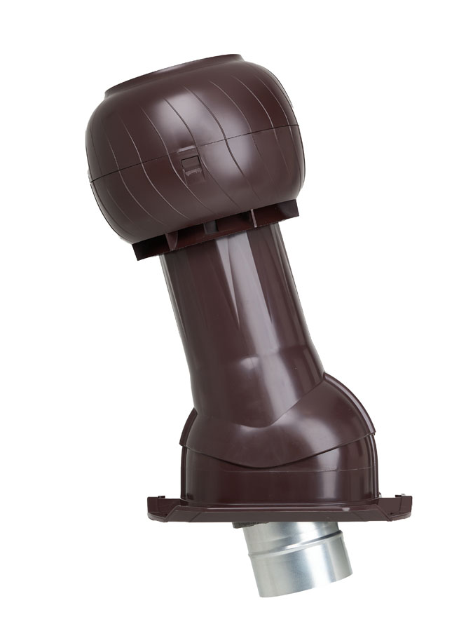 Комплект вентиляции Gervent Statik для кровли ПН-20 160/150 RAL 8017 — Grandline