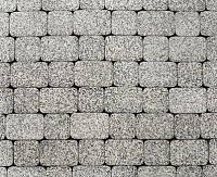 Брусчатка Steingot Серия "КЛАССИКА" Bianco Nero, 60мм (115x172x60) — Коричневая