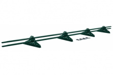 Снегозадержатель NEW трубчатый Grand Line RAL 6005 3м — Снегозадержатели Гранд Лайн