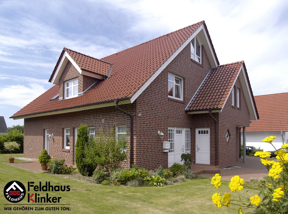 Клинкерный кирпич Feldhaus Klinker K335NF carmesi antic mana — 240х115х71