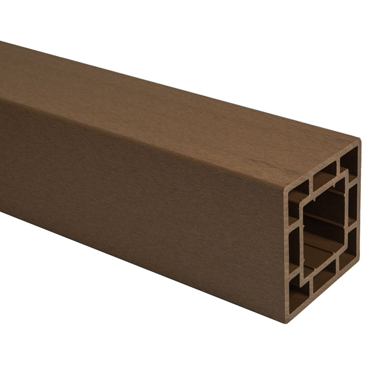 Столб заборный ДПК CM Railing 120х120х3000 мм, teak (тик) — Grandline