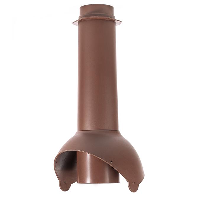 Выход канализации Krovent Pipe-VT 110 коричневый (НЕИЗ) — Grandline