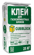 Клей Егорьевск Cubi Block, 25кг — Клей для газобетона