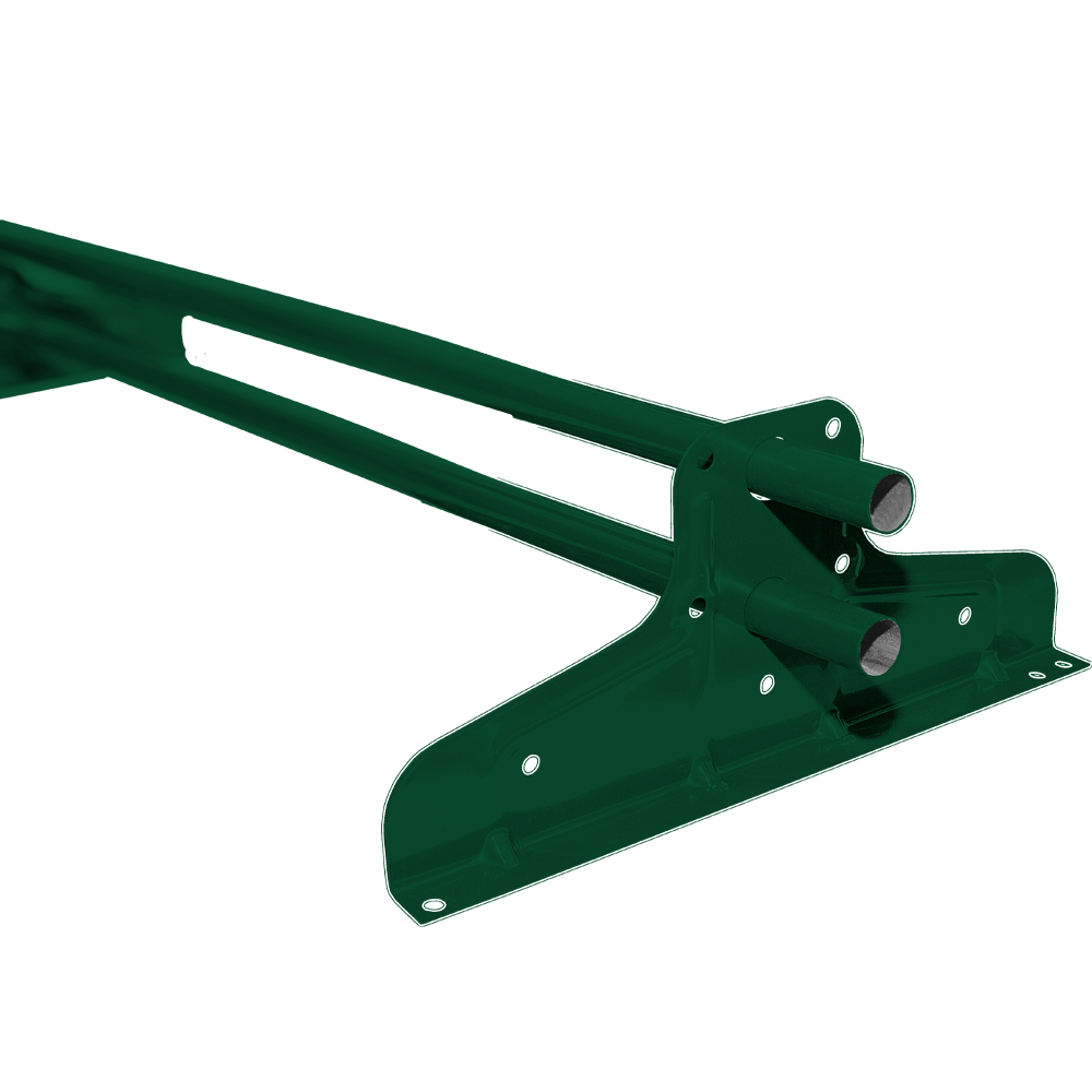 Снегозадержатель Стандарт Т4 d 25 RAL 6005 (3м., 3 кроншт.) — Grandline
