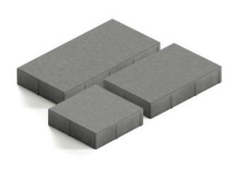 Брусчатка Steingot Серия "ПЛИТЫ 80", Квадрат серый (300х300х80) — Steingot