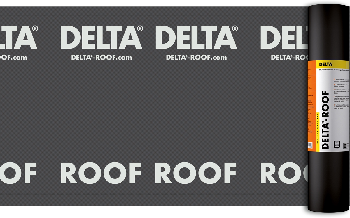 Пленка гидроизоляционная Delta-Roof, подкладочный ковер под битумную плитку (75м2) — Grandline