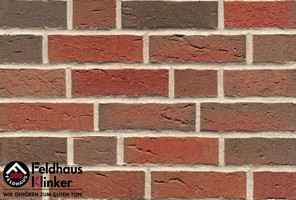 Клинкерный кирпич Feldhaus Klinker K689NF sintra ardor — 240х115х71