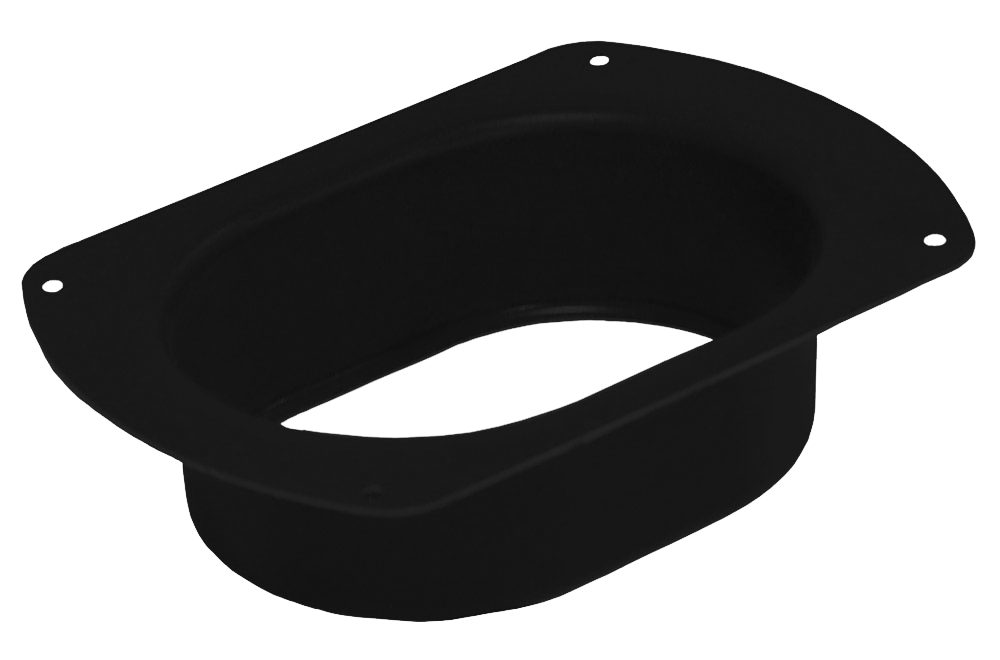 Воронка врезная Vortex Matt 127мм RAL 9005 черный — Grandline