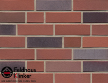 Клинкерный кирпич Feldhaus Klinker K364NF90 lava azur liso — Кирпич