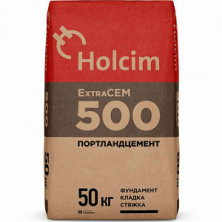 Цемент Holcim ExtraCEM 500 Портландцемент II/А-И 42,5 Б 50 кг — Цемент м500, мешок 50 кг