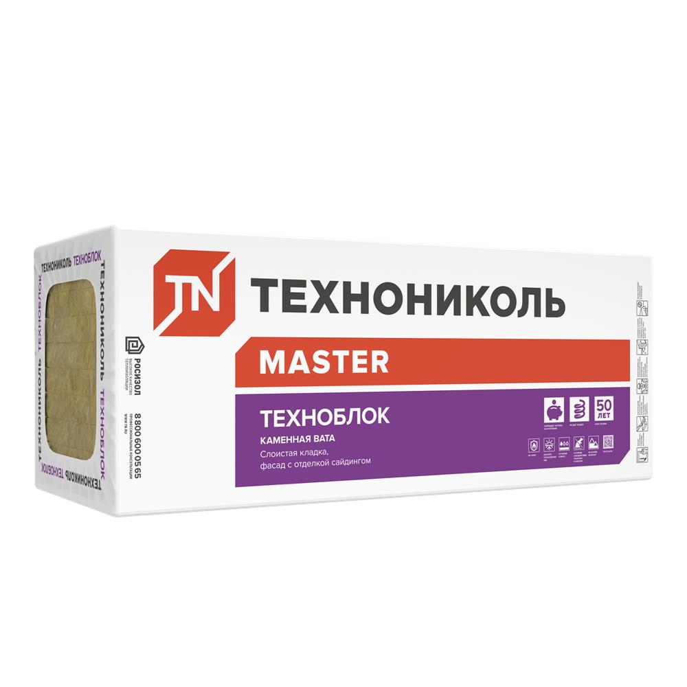 Утеплитель ТЕХНОБЛОК СТАНДАРТ (12 плит, 8,64 кв.м) 1200х600х50 мм — Технониколь