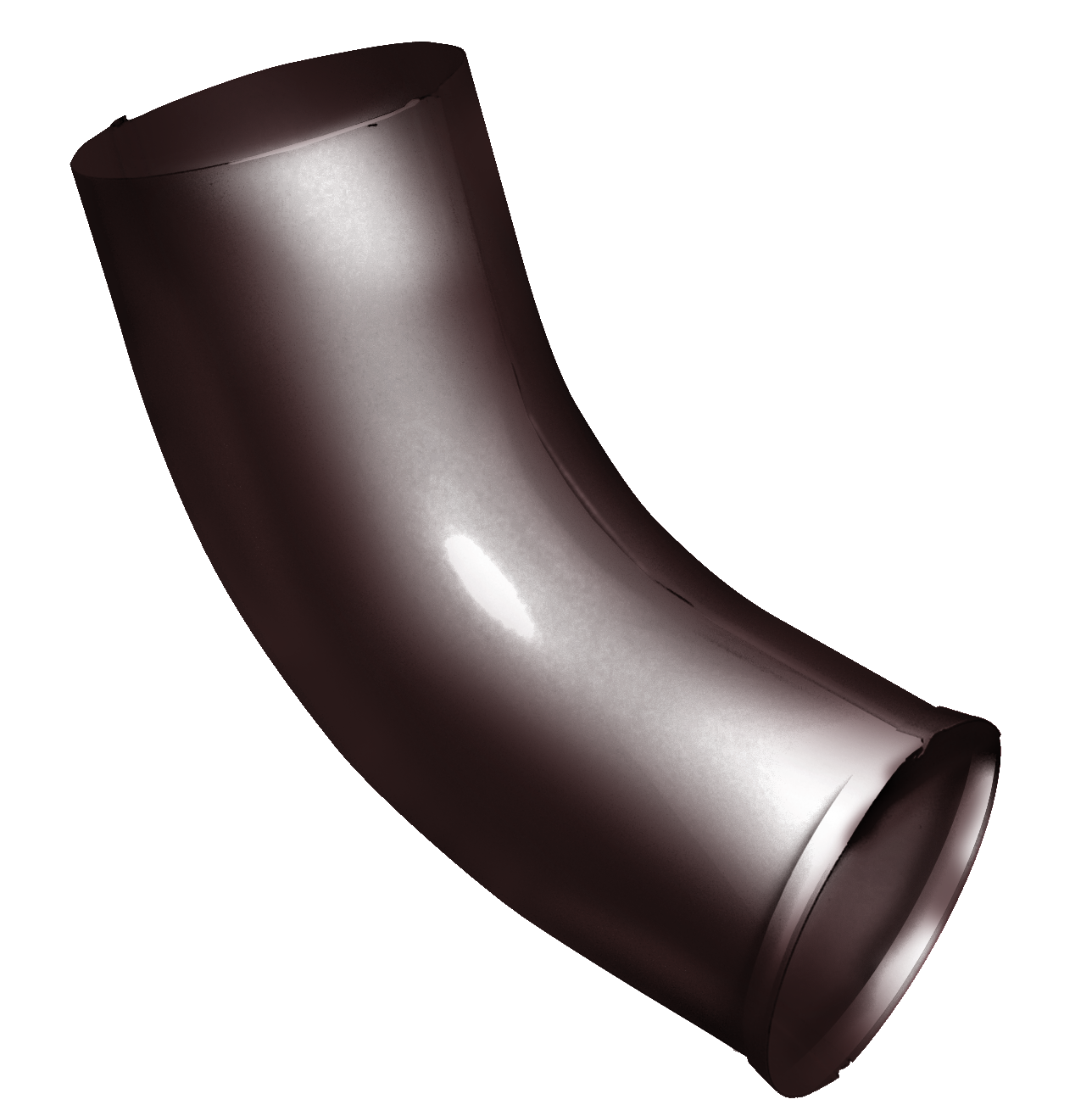 Колено стока Optima 100мм RAL 8017 — Grandline