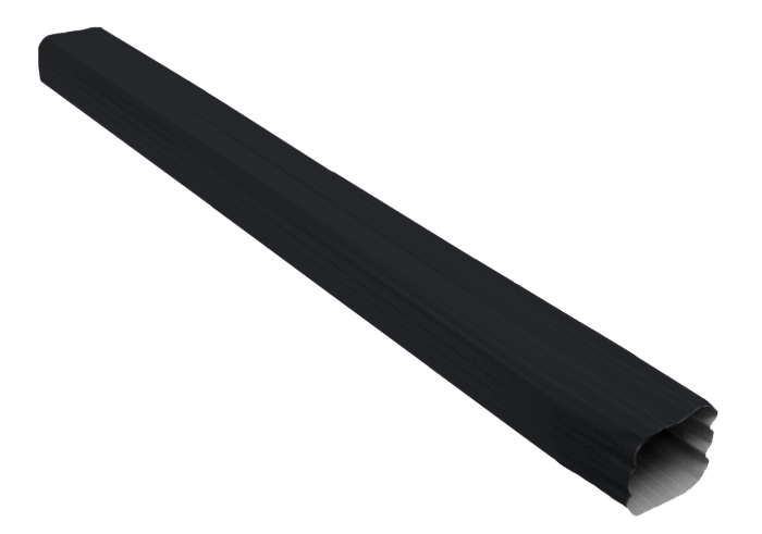 Труба прямоугольная Vortex Matt 3м RAL 7024 — Grandline
