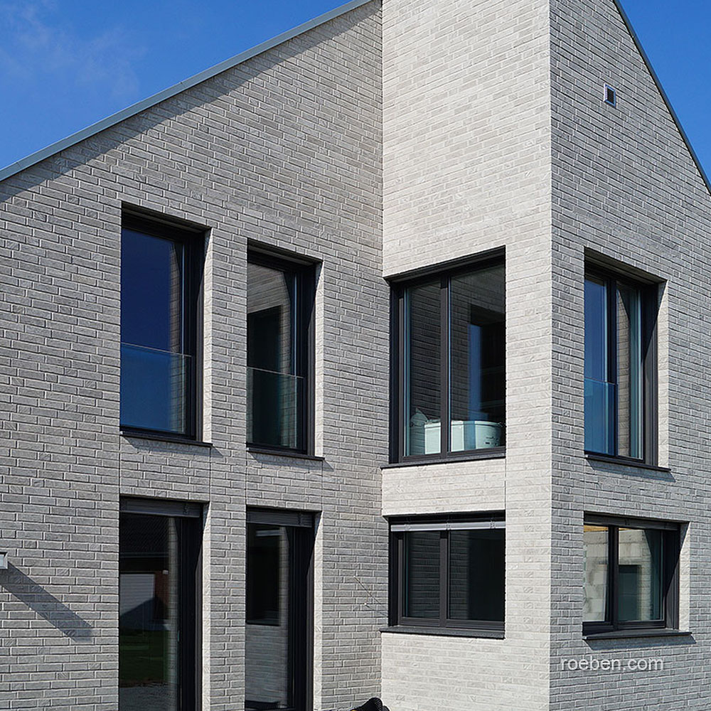 Кирпич клинкерный ROBEN AARHUS, пестро-серый NF — 240х115х71
