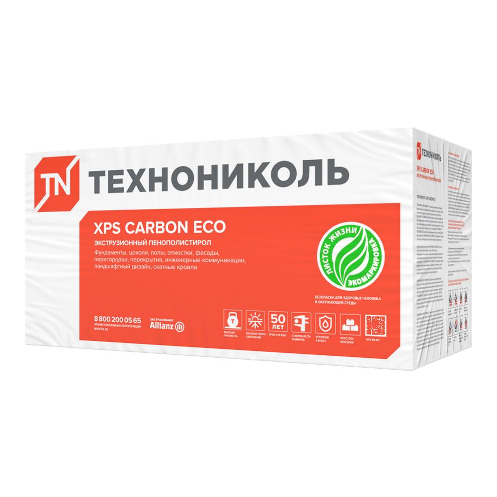 XPS CARBON ECO 1180х580х30-L (13 плит, 8,89 кв.м) — Технониколь