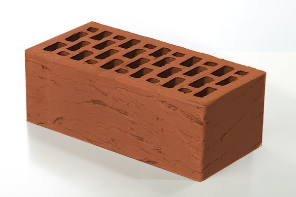 Кирпич лицевой BRAER Красный, риф 1,4 НФ — Кирпич