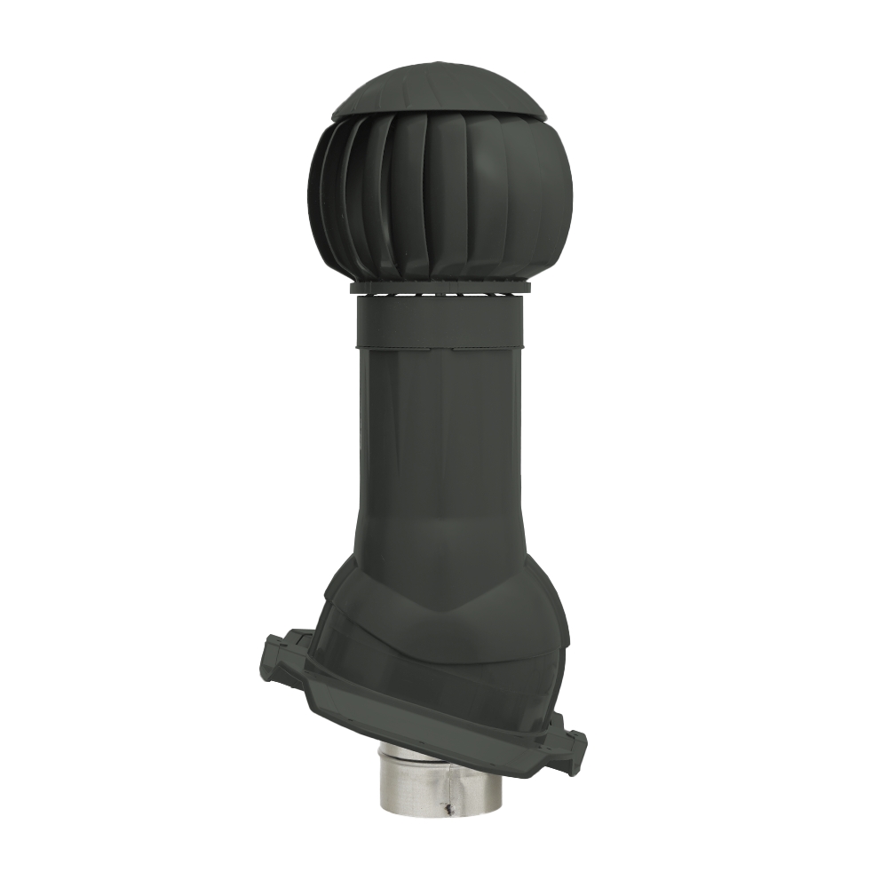 Комплект вентиляции Gervent для кровли ПН-21 160/125 RAL 7010 — Grandline