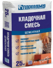 Кладочная смесь цементная Гипсополимер 25 кг — Смеси монтажно-кладочные