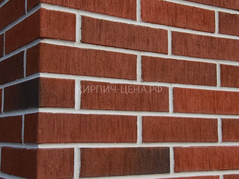 Кирпич керамический TERCA RED FLAME шероховатый 0,7НФ — Кирпич
