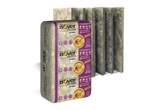 Звукоизоляция Isover Шумка-50x610x1000 (0,305м3; 6,1м2) — Grandline