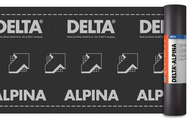 Мембрана диффузионная Delta-Alpina для водонепроницаемой нижней кровли (45м2) — Grandline