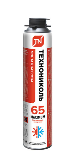 Пена монтажная ТЕХНОНИКОЛЬ 65 MAXIMUM всесезонная — Grandline