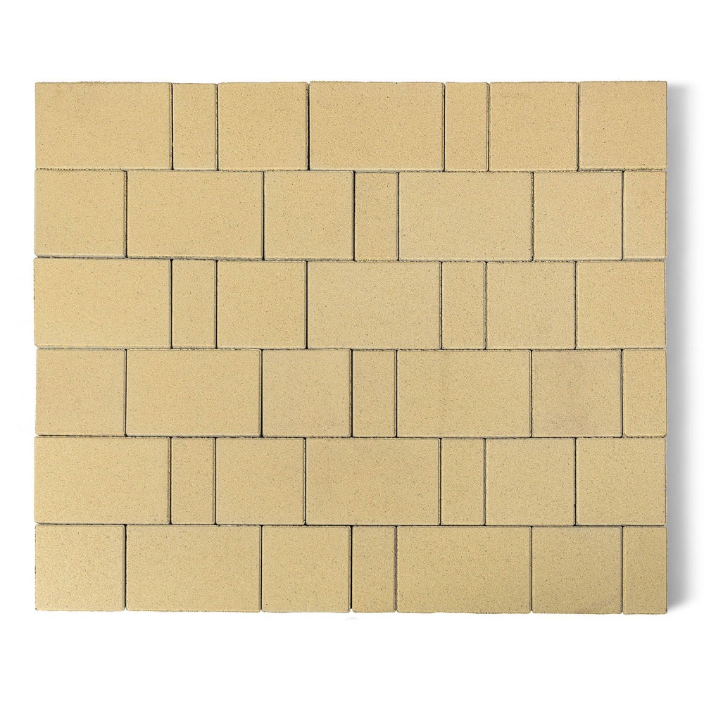 Тротуарная плитка BRAER Старый город "Ландхаус", Песочный, 80 мм (80x160х80) — Braer