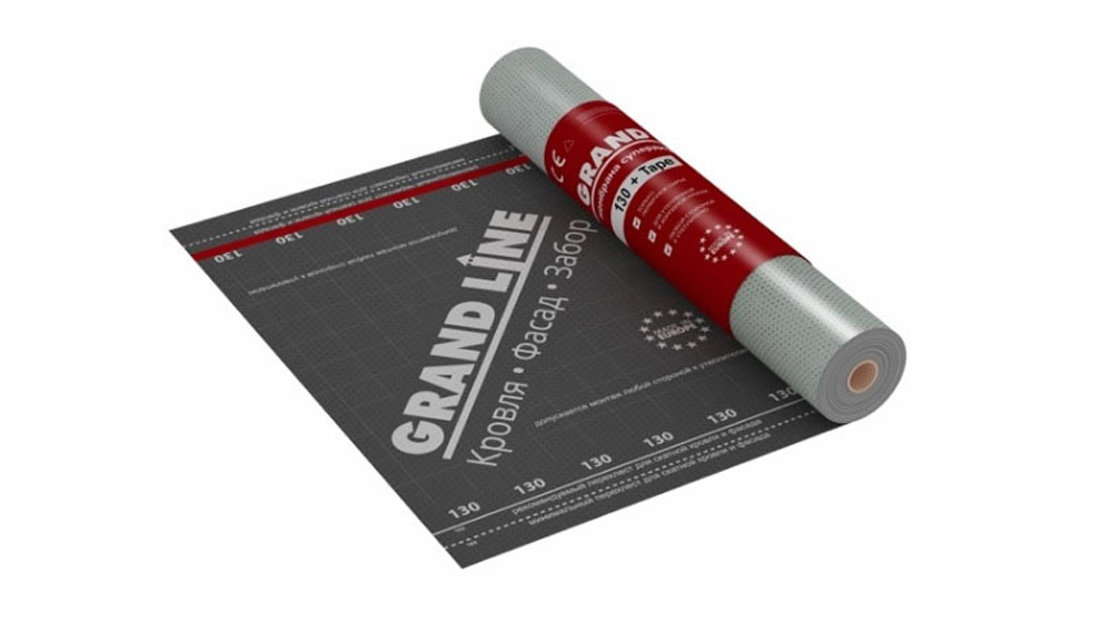 Мембрана супердиффузионная Grand Line 130+TAPE (75м2) — Grandline