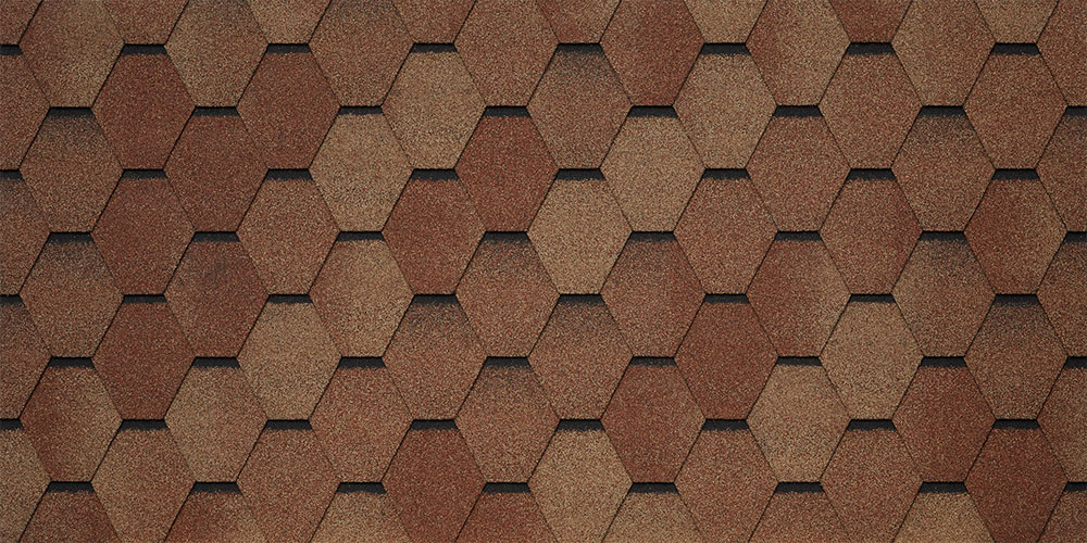 Битумная черепица TEGOLA VENETO terracotta 206 (терракотта) — Grandline