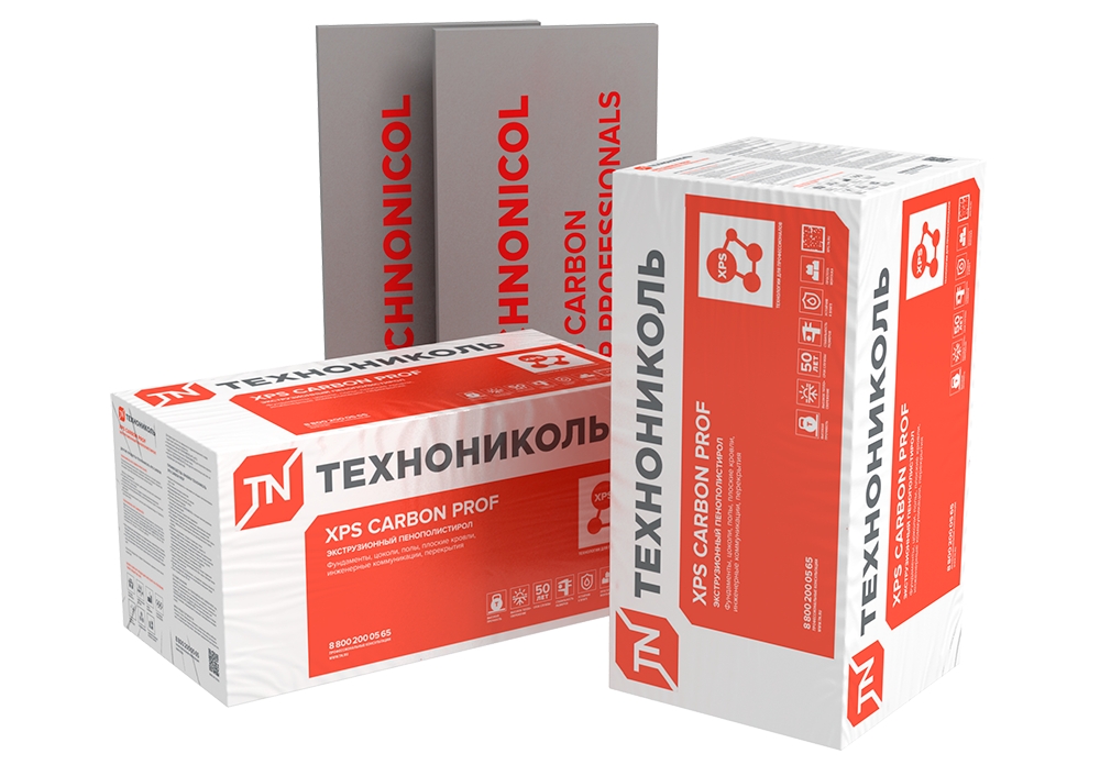 XPS ТЕХНОНИКОЛЬ CARBON PROF SLOPE-4,2% 1200x600x35/60 Элемент K (8шт/уп, 0,273м3) — Grandline