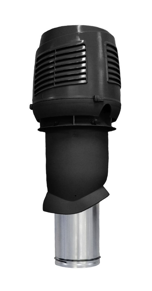 Приточный вентиляционный элемент 160/ER/500 Vilpe INTAKE черный — Grandline