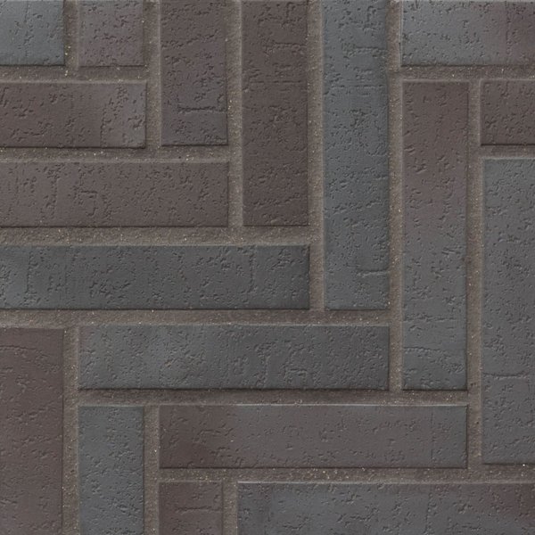 Клинкерная тротуарная плитка Stroher SPALTKLINKER Ригель 336 METALLIC SCHWARZ (240x115x18) — Клинкерная