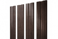 Штакетник Twin 0,45 Print Elite Antique Wood TwinColor — Штакетник