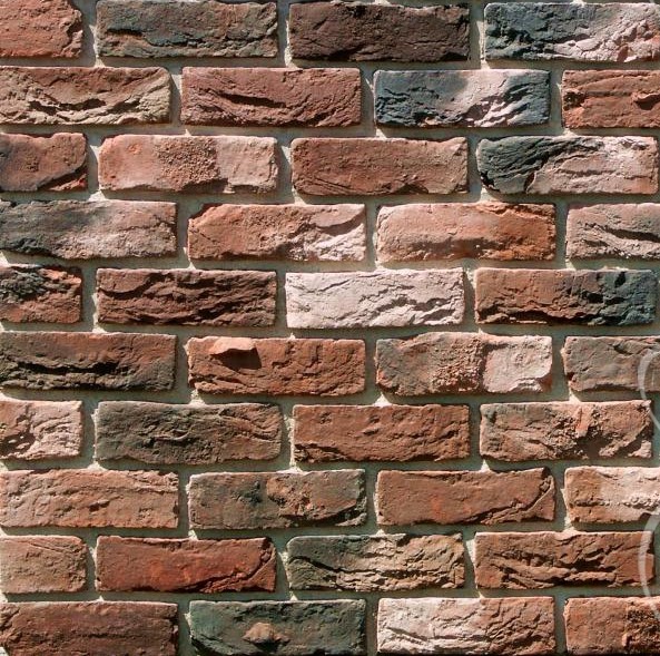 Рядовая плитка White Hills Бремен брик, тычок 306-71 с расшивкой 1,2 см — Grandline