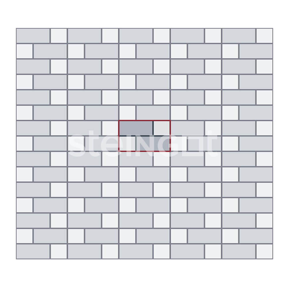 Брусчатка Steingot Серия "ПРАКТИК 60", Квадрат темно-коричневый (100x100x60) — Коричневая