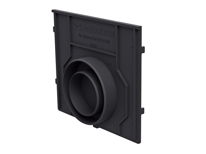 Заглушка торцевая пластиковая для DN150 H80-H185, класс нагрузки Е600 Aquastok (9218) — Grandline